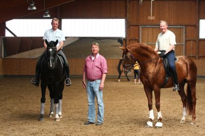 Christoph von Dähne mit Enrico Schöbel und Dr. Karlheinz Belke
